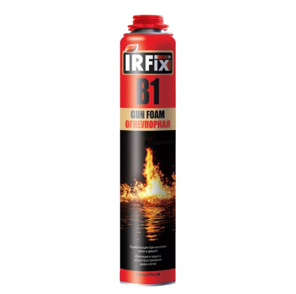 Пена монтажная профессиональная огнеупорная В1 (750 мл) IRFix